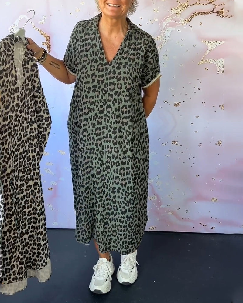 Mirabella | Abito leopardato chic e comodo