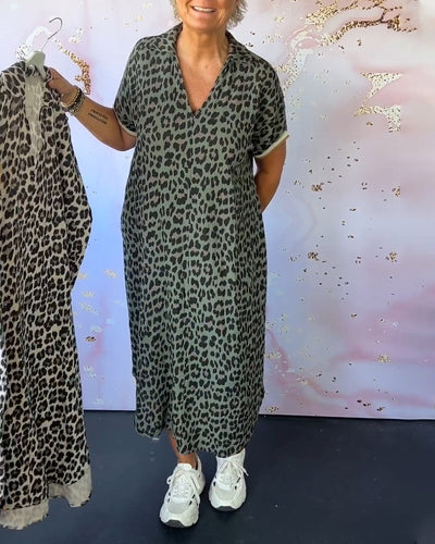 Mirabella | Abito leopardato chic e comodo