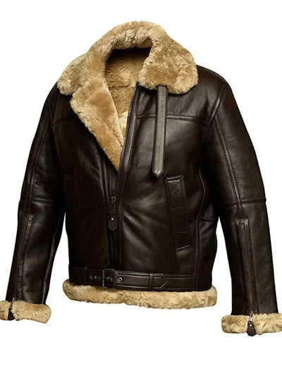 Giacca in pelle invernale