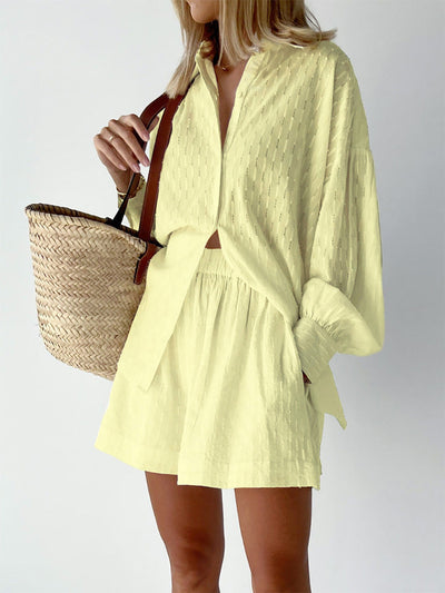 Adriana | Completo Chic Camicia & Shorts