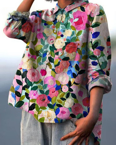 Adriana | Blusa a stampa floreale