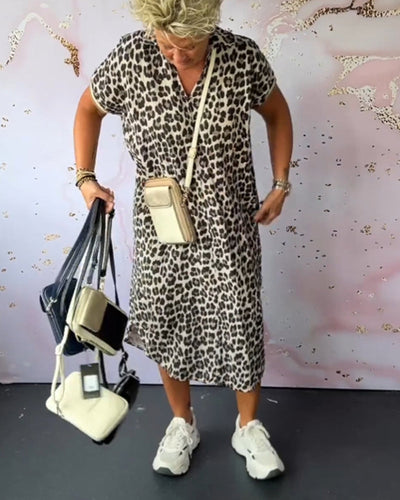 Mirabella | Abito leopardato chic e comodo