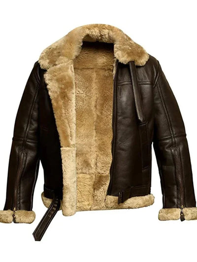 Giacca in pelle invernale