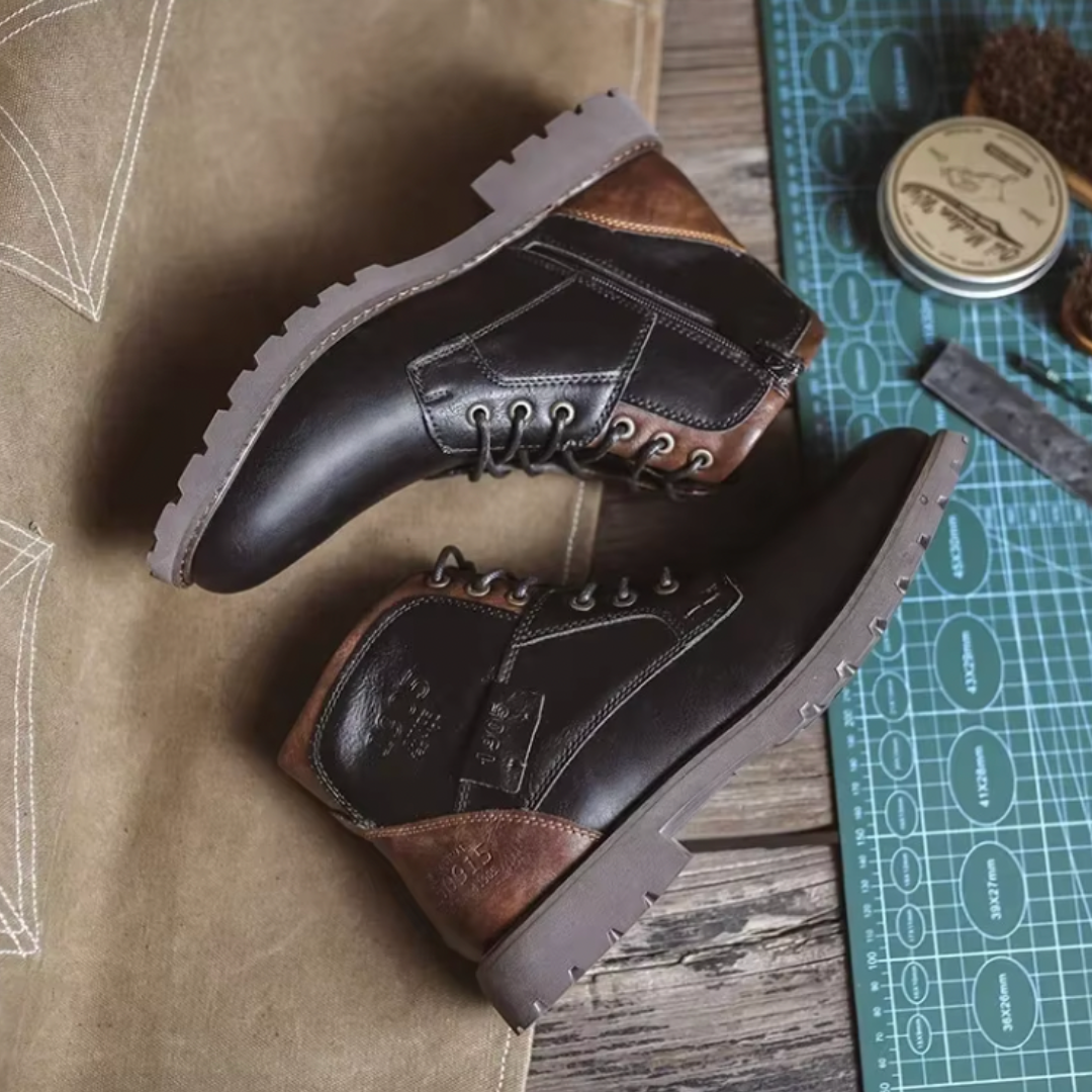 Cesare™ | Stivali in pelle vintage