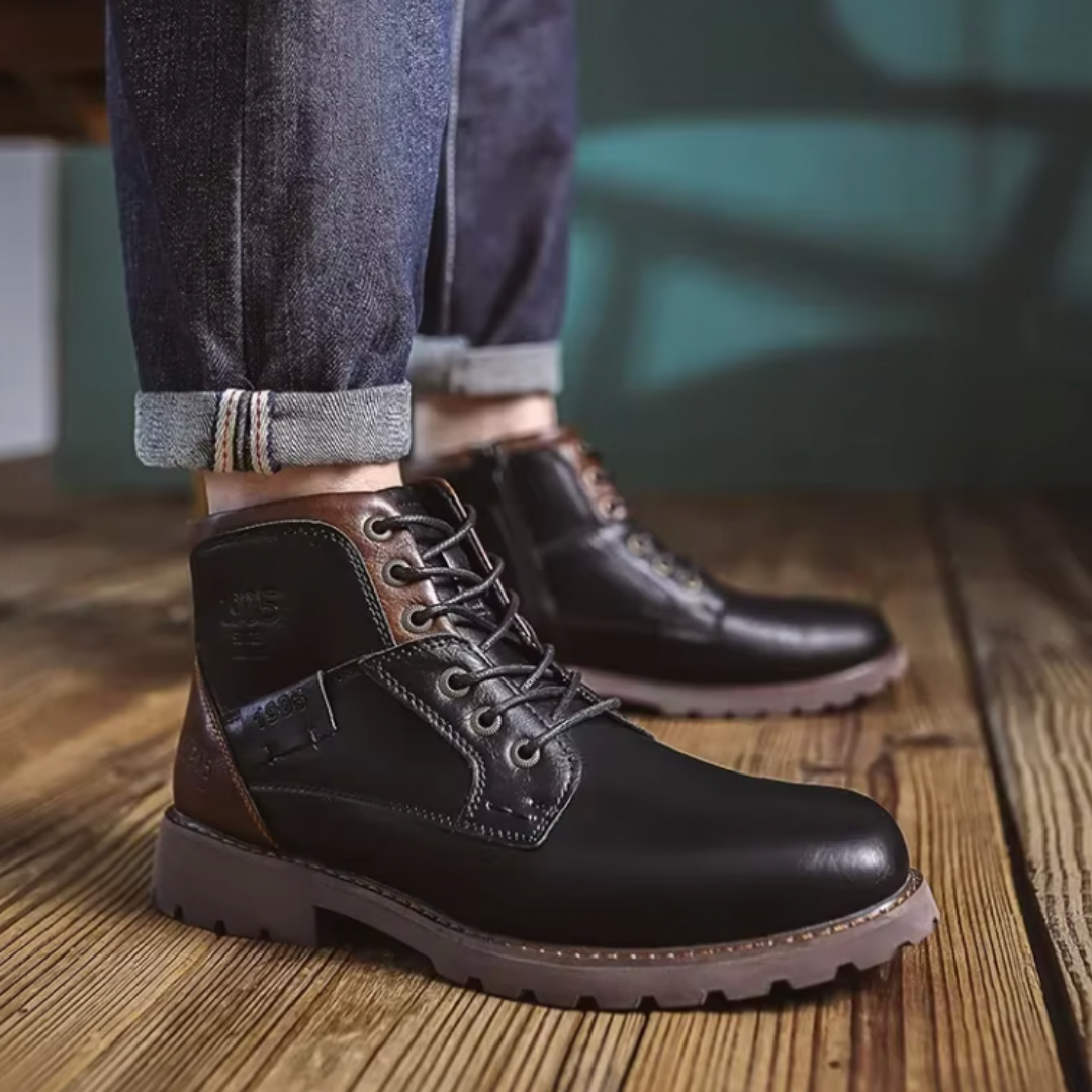 Cesare™ | Stivali in pelle vintage