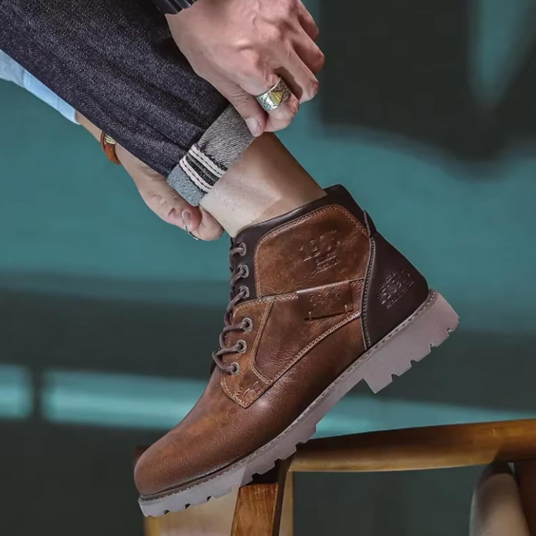 Cesare™ | Stivali in pelle vintage