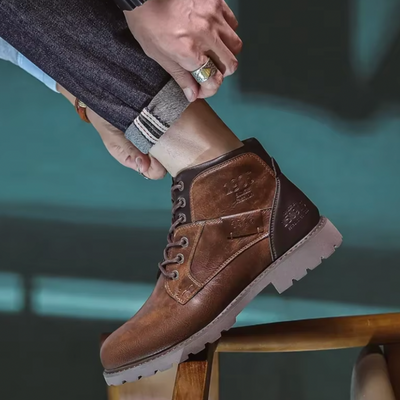 Cesare™ | Stivali in pelle vintage