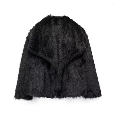 Livia | Cappotto con effetto pelliccia
