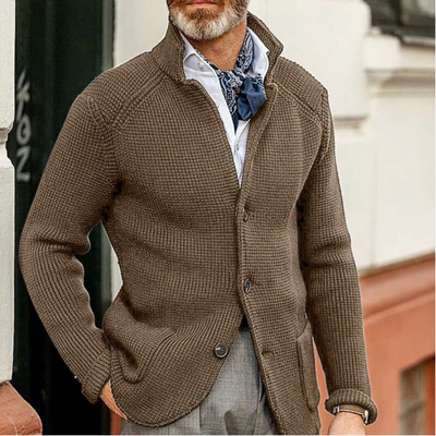 ALEX - CARDIGAN LAVORATO A MAGLIA