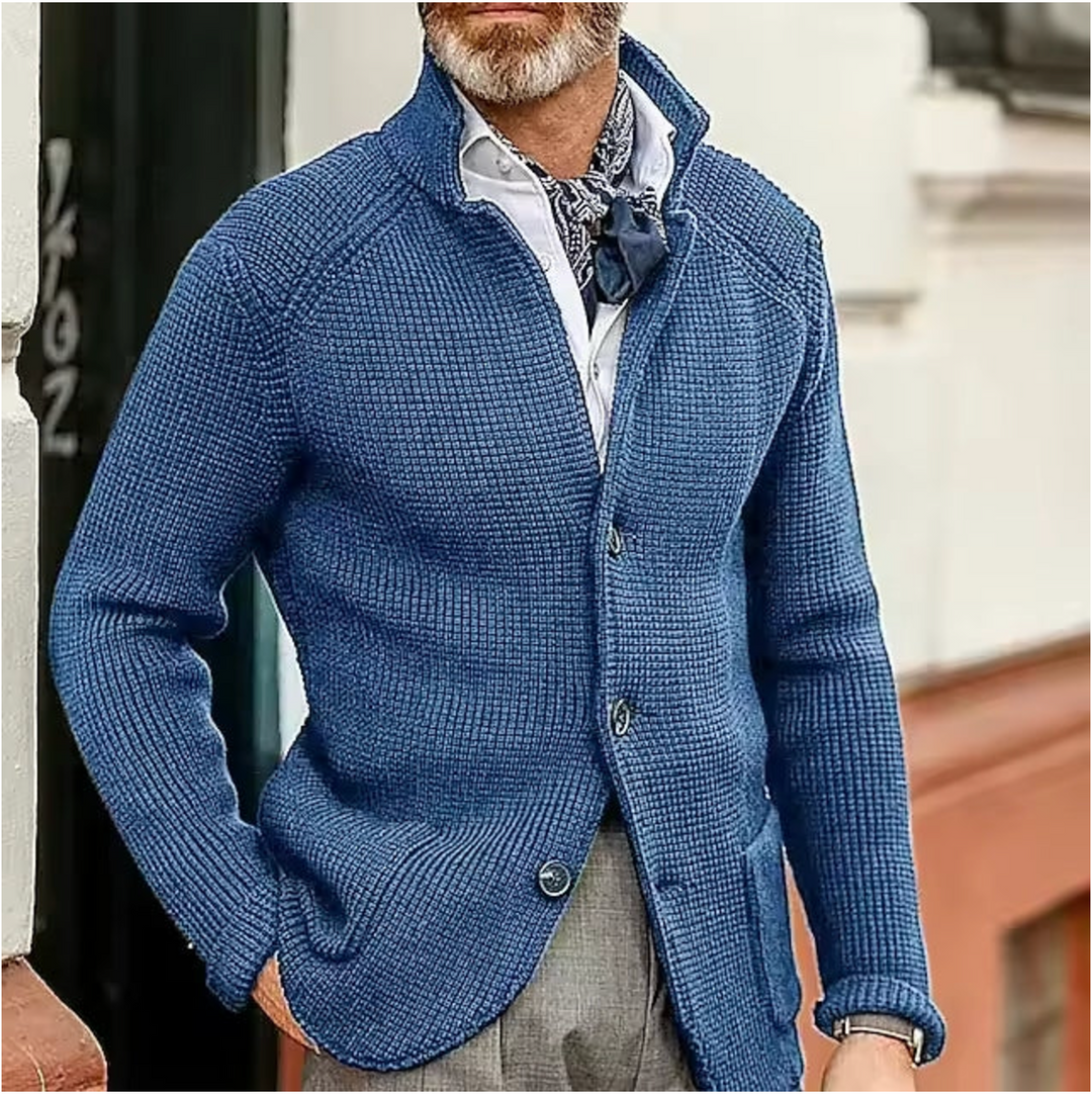ALEX - CARDIGAN LAVORATO A MAGLIA