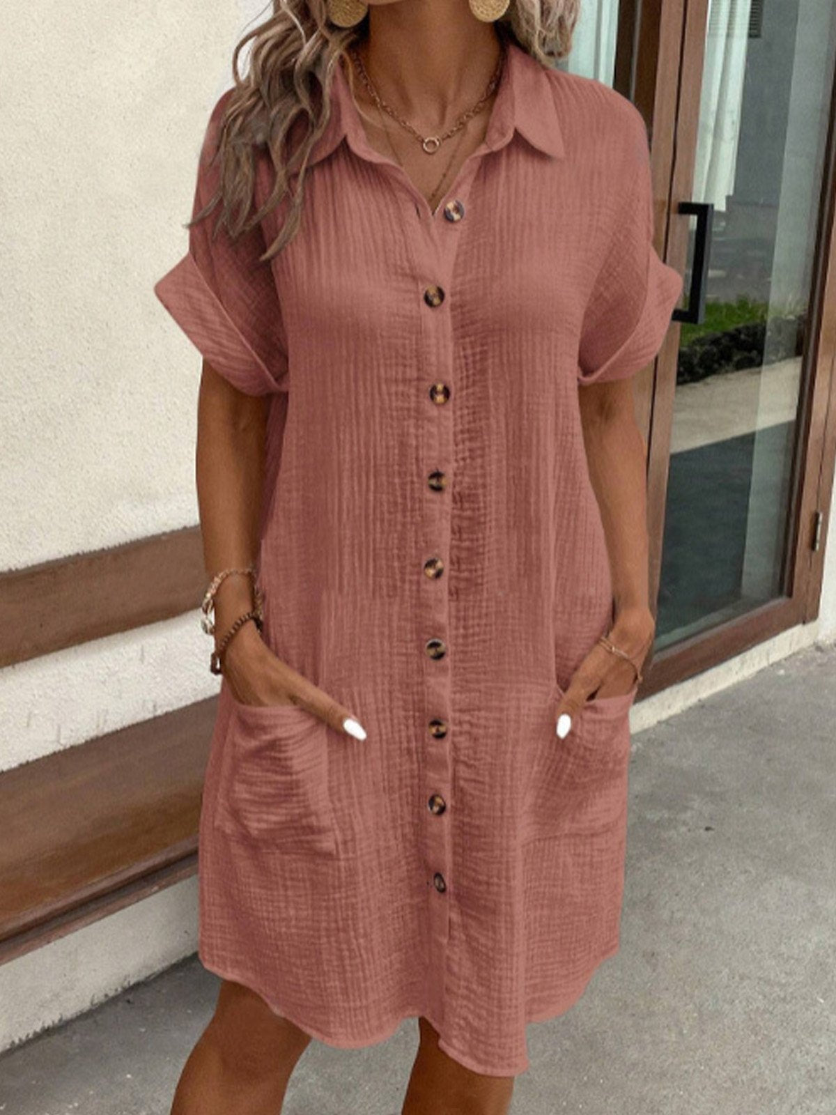 Celeste | Elegante Polo Jurk
