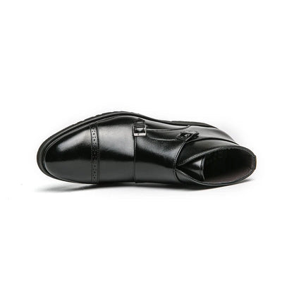 Stivali Monk Moppi in Pelle con Cinturini